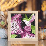 Hummingbird 7 – Paper Cut Light Box File - Cricut File - 8x8 inches - LightBoxGoodMan - LightboxGoodman