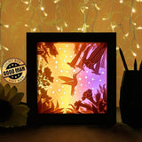 Hummingbirds 2 - Paper Cutting Light Box - LightBoxGoodman - LightboxGoodman