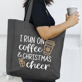 I Run On Coffee And Christmas Cheer - Cricut File - Svg, Png, Dxf, Eps - LightBoxGoodMan - LightboxGoodman