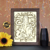 Ice Age - Paper Cutting Light Box - LightBoxGoodman - LightboxGoodman