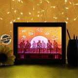 Idol - BTS - Paper Cutting Light Box - LightBoxGoodman - LightboxGoodman