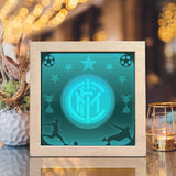 Inter Milan – Paper Cut Light Box File - Cricut File - 20x20cm - LightBoxGoodMan - LightboxGoodman