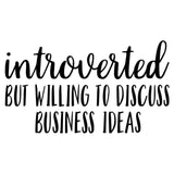 Introverted - Cricut File - Svg, Png, Dxf, Eps - LightBoxGoodMan - LightboxGoodman