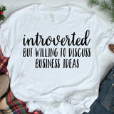 Introverted - Cricut File - Svg, Png, Dxf, Eps - LightBoxGoodMan - LightboxGoodman