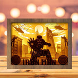 Iron Man - Paper Cutting Light Box - LightBoxGoodman - LightboxGoodman