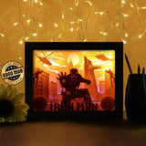 Iron Man - Paper Cutting Light Box - LightBoxGoodman - LightboxGoodman