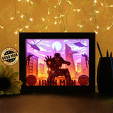 Iron Man - Paper Cutting Light Box - LightBoxGoodman - LightboxGoodman