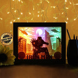 Iron Man - Paper Cutting Light Box - LightBoxGoodman - LightboxGoodman