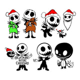 Jack Skellington - Cricut File - Svg, Png, Dxf, Eps - LightBoxGoodMan