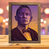 James Bond - Paper Cutting Light Box - LightBoxGoodman