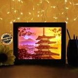 Japanese Pagoda - Paper Cutting Light Box - LightBoxGoodman - LightboxGoodman