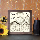 Jason Voorhees - Paper Cutting Light Box - LightBoxGoodman - LightboxGoodman