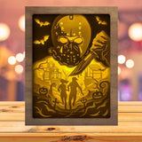 Jason Voorhees Vertical - Paper Cutting Light Box - LightBoxGoodman