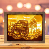 Jeep 1 - Paper Cutting Light Box - LightBoxGoodman - LightboxGoodman