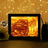 Jeep 1 - Paper Cutting Light Box - LightBoxGoodman - LightboxGoodman