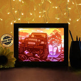 Jeep 1 - Paper Cutting Light Box - LightBoxGoodman - LightboxGoodman