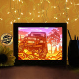 Jeep 1 - Paper Cutting Light Box - LightBoxGoodman - LightboxGoodman