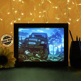 Jeep 1 - Paper Cutting Light Box - LightBoxGoodman - LightboxGoodman