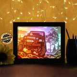 Jeep 1 - Paper Cutting Light Box - LightBoxGoodman - LightboxGoodman