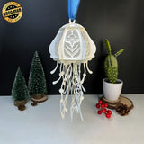 Jellyfish - 3D Jellyfish Lantern File - 10.8x4.5" - Cricut File - LightBoxGoodMan - LightboxGoodman