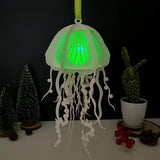 Jellyfish - 3D Jellyfish Lantern File - 9.7x6.3" - Cricut File - LightBoxGoodMan - LightboxGoodman