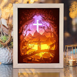 Jesus 1 – Paper Cut Light Box File - Cricut File - 8x10 inches - LightBoxGoodMan - LightboxGoodman