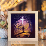 Jesus 1 Square – Paper Cut Light Box File - Cricut File - 8x8 inches - LightBoxGoodMan - LightboxGoodman