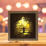 Jesus 1 Square - Paper Cutting Light Box - LightBoxGoodman - LightboxGoodman