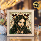 Jesus 10 – Square Paper Cut Light Box File - Cricut File - 8x8 inches - LightBoxGoodMan - LightboxGoodman