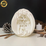 Jesus 2 - Easter Egg 3D Pop-up File - Cricut File - 5.8x4.8" - LightBoxGoodMan - LightboxGoodman