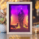 Jesus 2 – Paper Cut Light Box File - Cricut File - 8x10 inches - LightBoxGoodMan