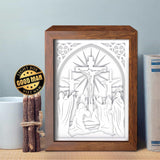 Jesus 7 – Paper Cut Light Box File - Cricut File - 20x26cm - LightBoxGoodMan - LightboxGoodman