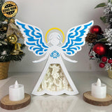 Jesus - Paper Cut Angel Light Box File - Cricut File - 8x8 inches - LightBoxGoodMan - LightboxGoodman