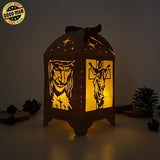 Jesus - Paper Cut Lantern File - Cricut File - 10,5x20,6cm - LightBoxGoodMan - LightboxGoodman