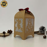 Jesus - Paper Cut Lantern File - Cricut File - 10,5x20,6cm - LightBoxGoodMan - LightboxGoodman