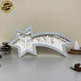 Jesus - Paper Cut Star Light Box File - Cricut File - 28x13.7cm - LightBoxGoodMan - LightboxGoodman