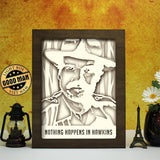 Jim Hopper - Paper Cut Light Box File - Cricut File - 20x26cm - LightBoxGoodMan - LightboxGoodman