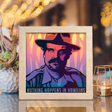 Jim Hopper Square - Paper Cut Light Box File - Cricut File - 20x20cm - LightBoxGoodMan - LightboxGoodman