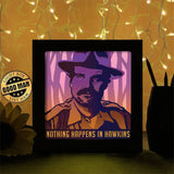 Jim Hopper Square - Paper Cutting Light Box - LightBoxGoodman - LightboxGoodman