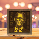 Joe Biden - Paper Cutting Light Box - LightBoxGoodman - LightboxGoodman