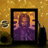 John Wick 2 - Paper Cutting Light Box - LightBoxGoodman - LightboxGoodman