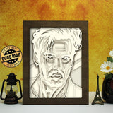 Johnny Depp – Paper Cut Light Box File - Cricut File - 20x26cm - LightBoxGoodMan - LightboxGoodman