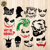 Joker - Cricut File - Svg, Png, Dxf, Eps - LightBoxGoodMan - LightboxGoodman