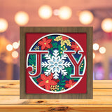 Joy – Paper Cut Light Box File - Cricut File - 20x20cm - LightBoxGoodMan