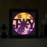 Joy – Paper Cut Light Box File - Cricut File - 20x20cm - LightBoxGoodMan - LightboxGoodman