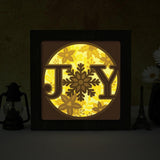 Joy – Paper Cut Light Box File - Cricut File - 20x20cm - LightBoxGoodMan - LightboxGoodman