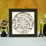 Joy – Paper Cut Light Box File - Cricut File - 20x20cm - LightBoxGoodMan - LightboxGoodman