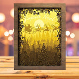 Joyeux Noel 16 - Paper Cutting Light Box - LightBoxGoodman