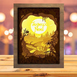 Joyeux Noel 5 - Paper Cutting Light Box - LightBoxGoodman