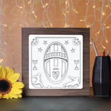 Juventus – Paper Cut Light Box File - Cricut File - 20x20cm - LightBoxGoodMan - LightboxGoodman